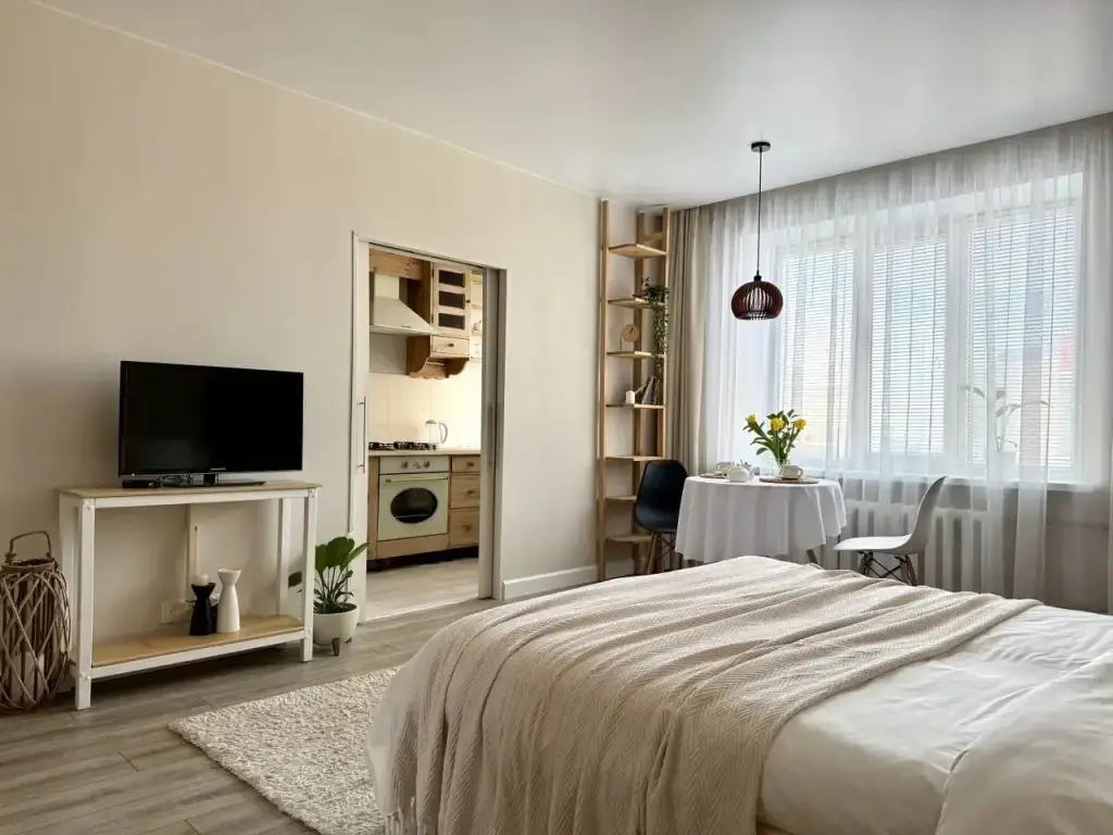 Петрозаводск: Квартира Hygge Karelia Scandi в самом центре города
