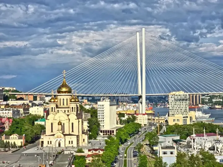 Владивосток: Апартаменты в центре с видом на Золотой мост