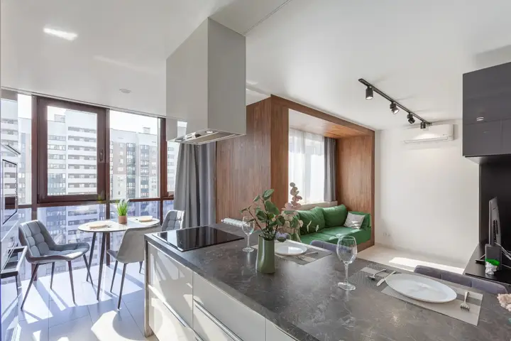Самара: Апартаменты RentPlaza бизнес класса на высоком этаже