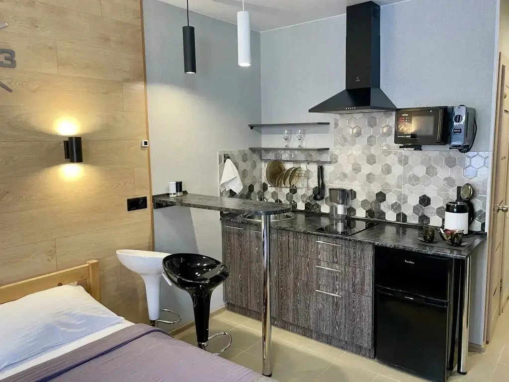 Биробиджан: Апартаменты Студия с душем и рабочей зоной На Сутки