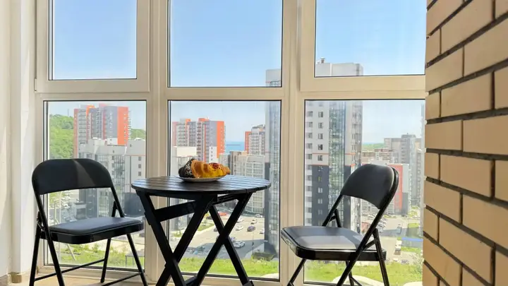 Владивосток: Квартира 2-х комнатная Квартира в Стиле LOFT с панорамной лоджией
