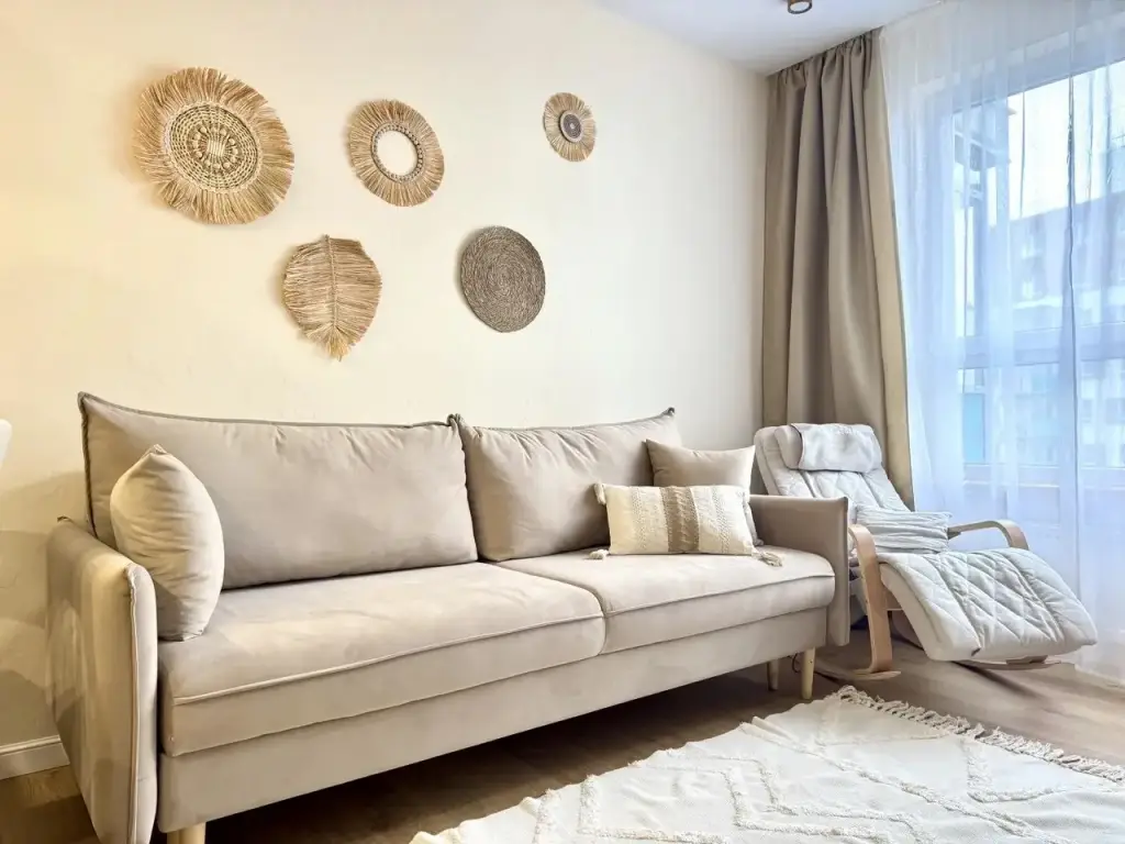 Петрозаводск: Апартаменты Hygge Karelia с сауной, массажным креслом и проектором