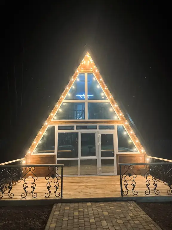Мериново: Частный дом A-Frame на берегу реки Керженец
