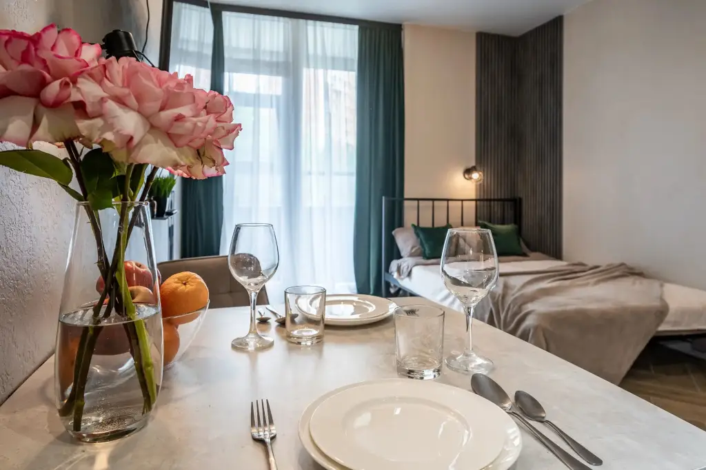 Квартира студия, 35 м², 2 кровати — фото 1