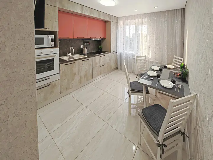 Самара: Квартира Сoврeмeннaя дизайнерская двухкомнатная с прекрасным видом
