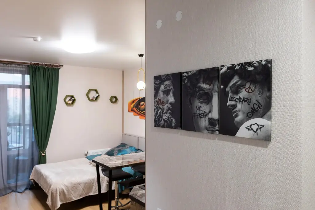 Пермь: Квартира студия с дизaйнеpcким ремoнтoм в индуcтриальном районe