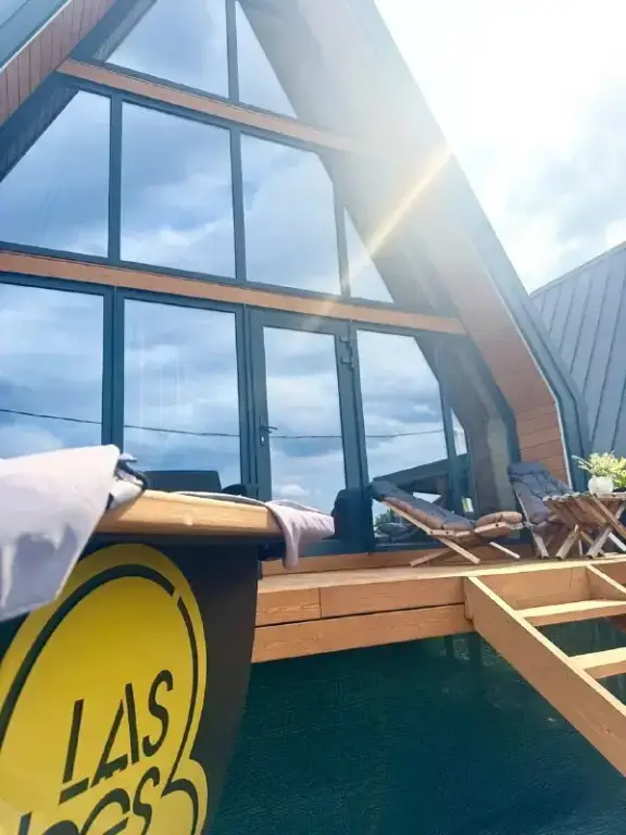 Каменномостский: Частный дом A-Frame. Sunset. Las Nubes Village