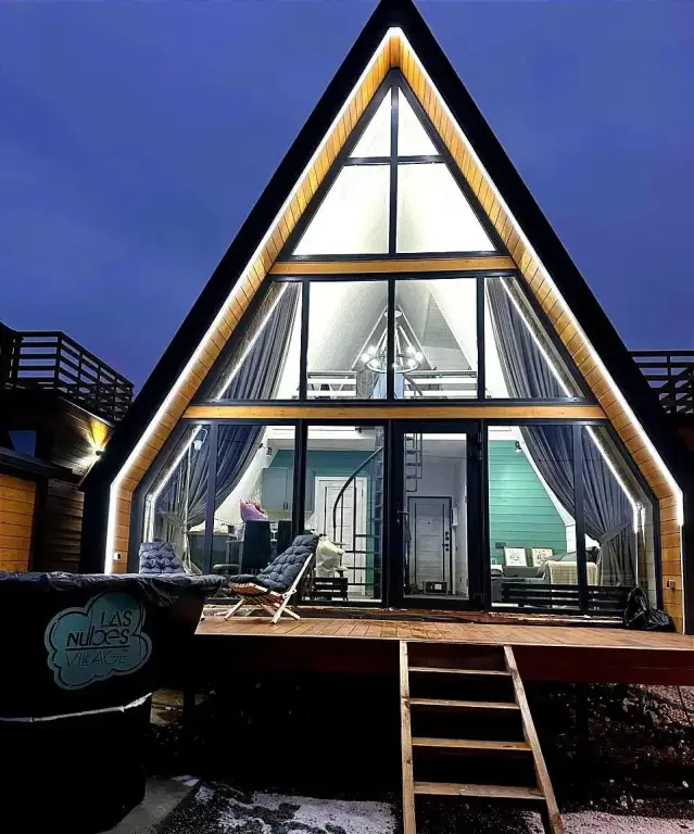 Каменномостский: Частный Дом A-Frame. Emerald. Las Nubes Village