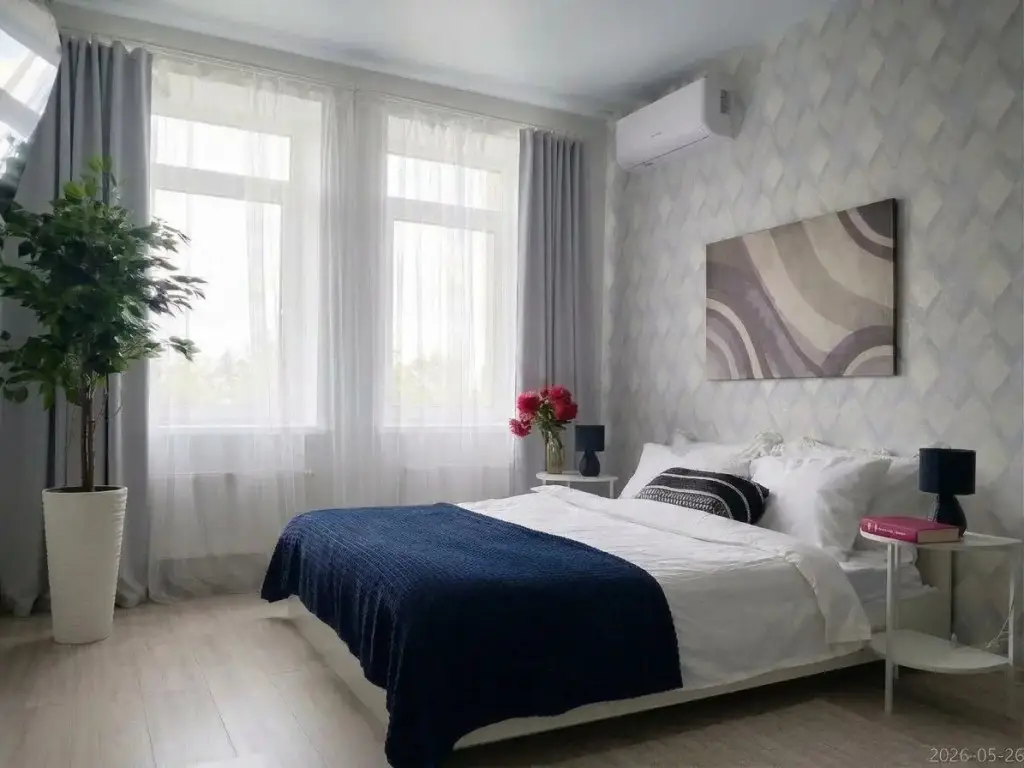 Воронеж: Квартира Nice в ЖК Маяковский от DeNewHome с Видом на Водохранилище