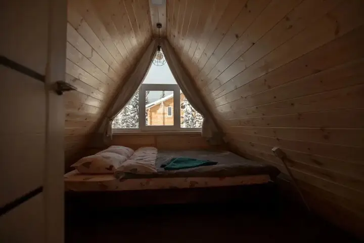Шерегеш: Частный дом уютный A-frame White