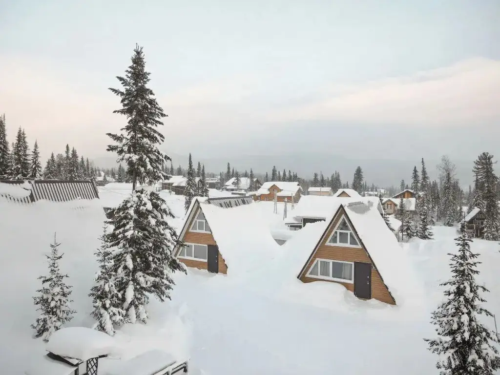Шерегеш: Частный дом уютный A-frame White