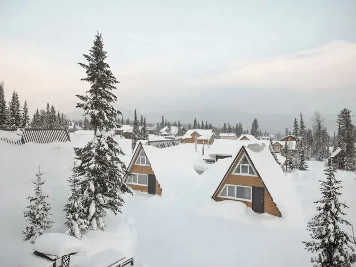 Шерегеш: Частный дом уютный A-frame White