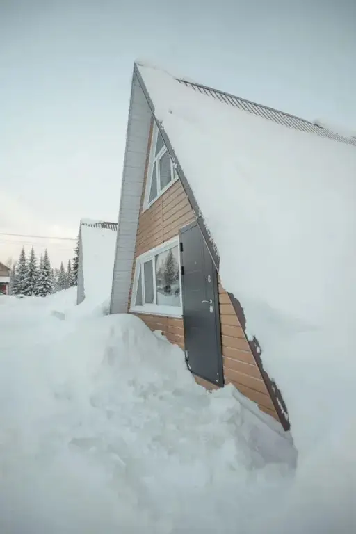 Частный дом уютный A-frame White — фото 1