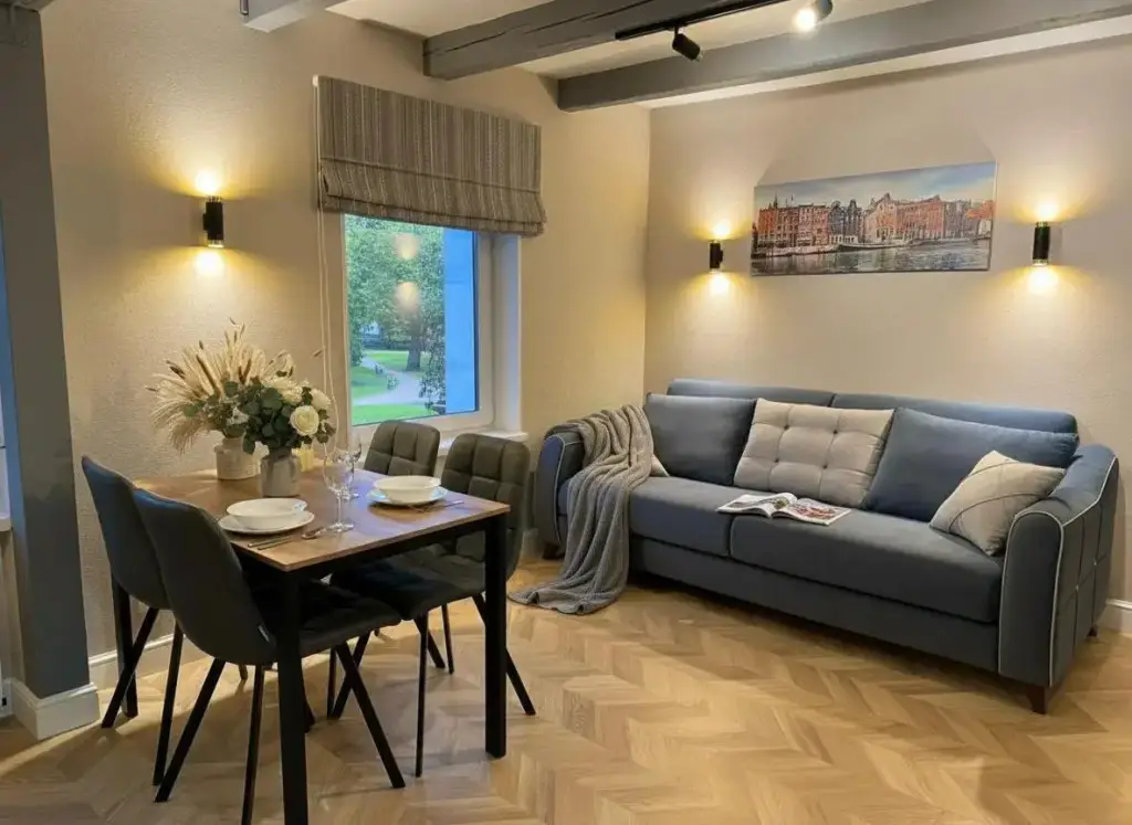 Зеленоградск: Квартира Jennifer Apartment. Стильная атмосферная рядом с морем и парком