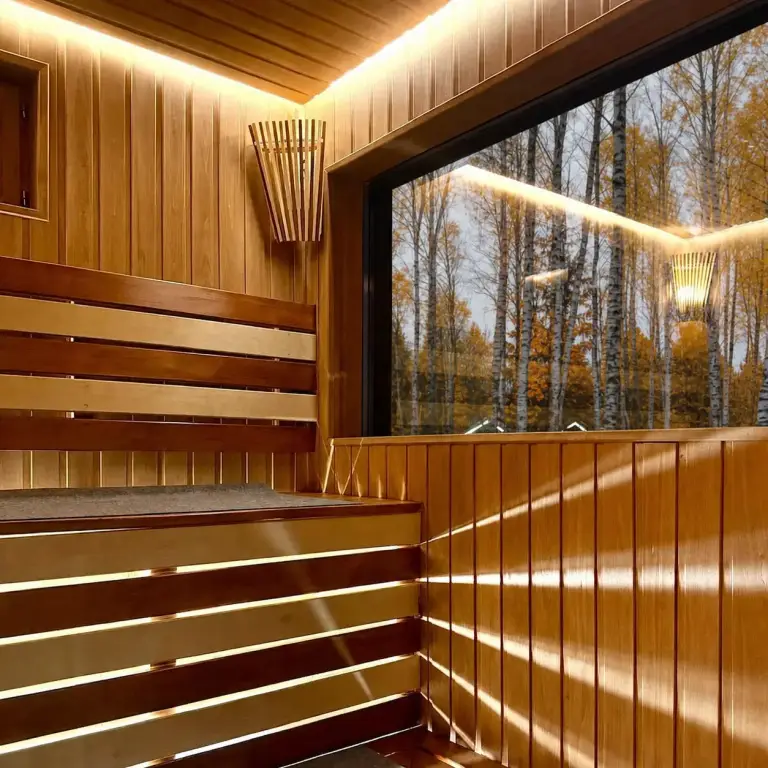 Красный Огорок: Частный дом Домик в Cоснах с сауной и банным чаном (Lato-65 Sauna)