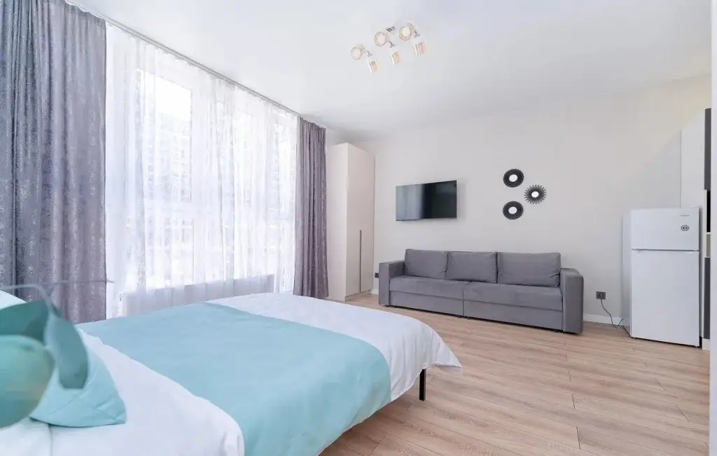 Краснодар: Квартира Студия 30 м² 2 Кровати