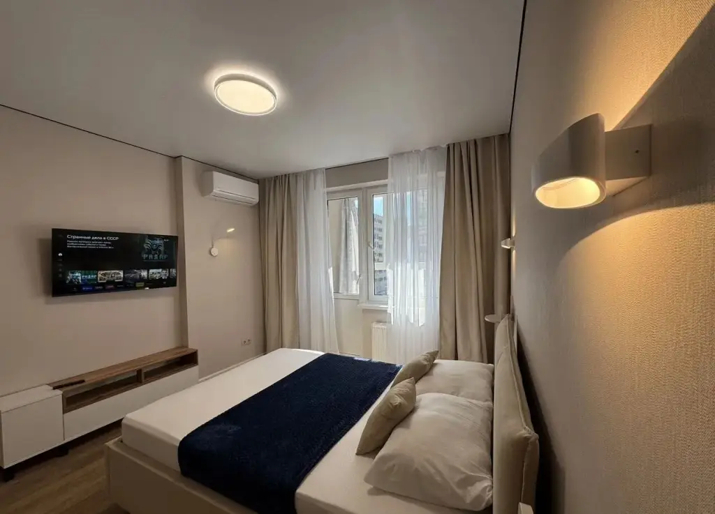 Краснодар: Квартира 1к 45 м² 2 Кровати