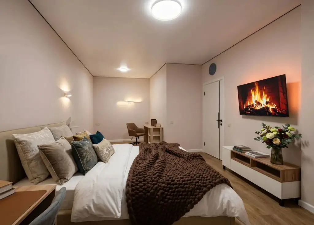 Квартира 1к 45 м² 2 Кровати — фото 1