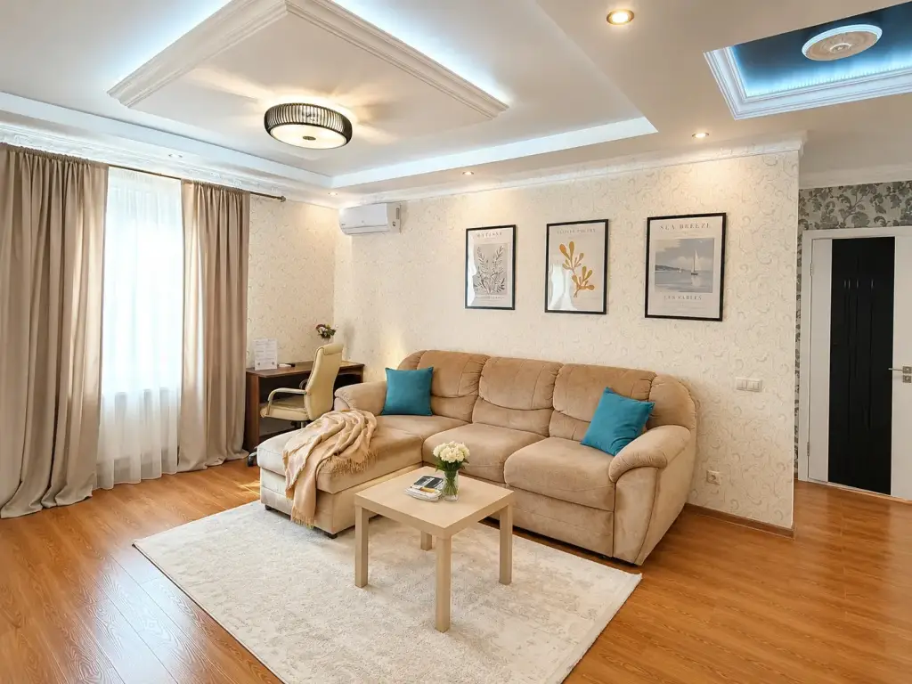 Квартира Просторная 3 Комнатная 80 м² с Двумя Санузлами и Видовой Лоджией — фото 1