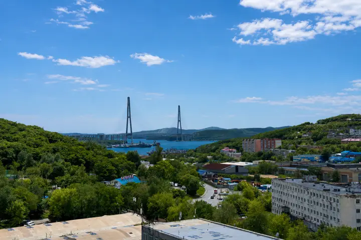 Владивосток: Квартира Уютная и Светлая с Видом на Мост в Новом Жк Меридианы Улисса