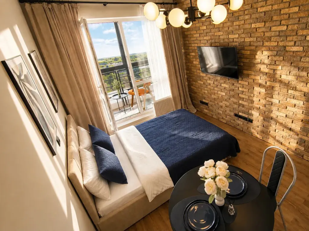 Квартира Студия на Пархоменко в  Жк Виденеевский Liberty Sity Apartments — фото 1