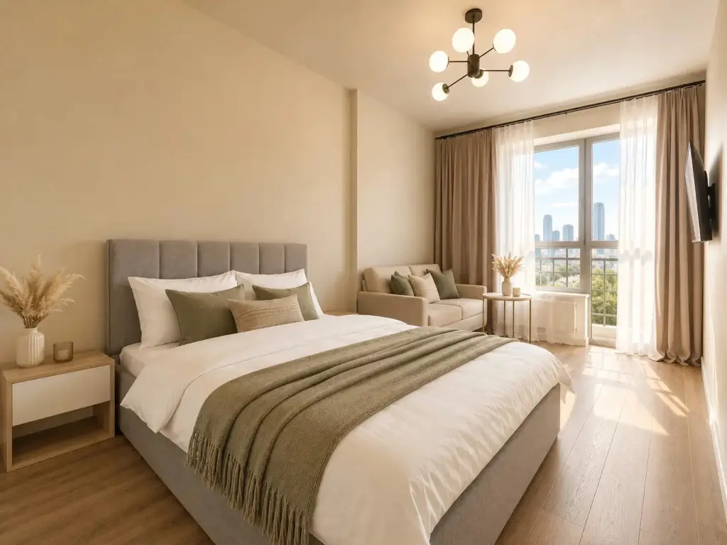 Квартира Евродвушка на Пархоменко  Жк Виденеевский Liberty Sity Apartments — фото 1