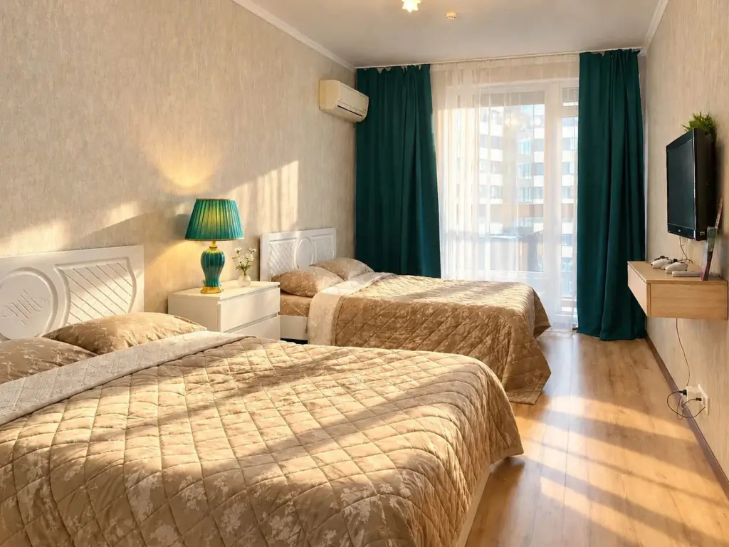 Квартира на 6 человек возле Аквапарка и Центра Казани от сети Rushouse РусХаус — фото 1