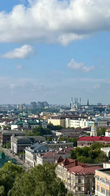 Казань: Квартира с Панорамным Видом в Историческом Центре Казани
