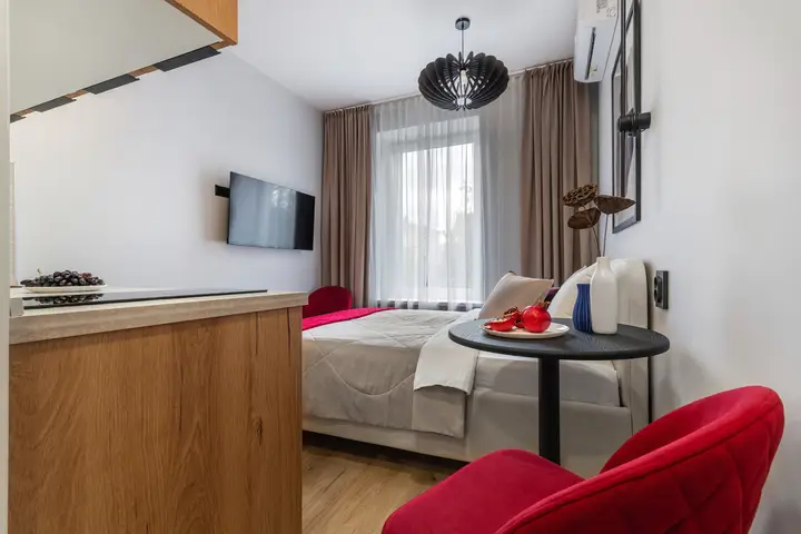 Москва: Квартира Студия Queenstay Театро на Маяковской