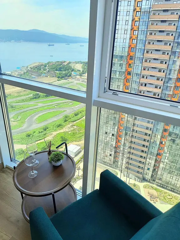 Владивосток: Квартира Уютная с панорамным видом на море и город 20 этаж