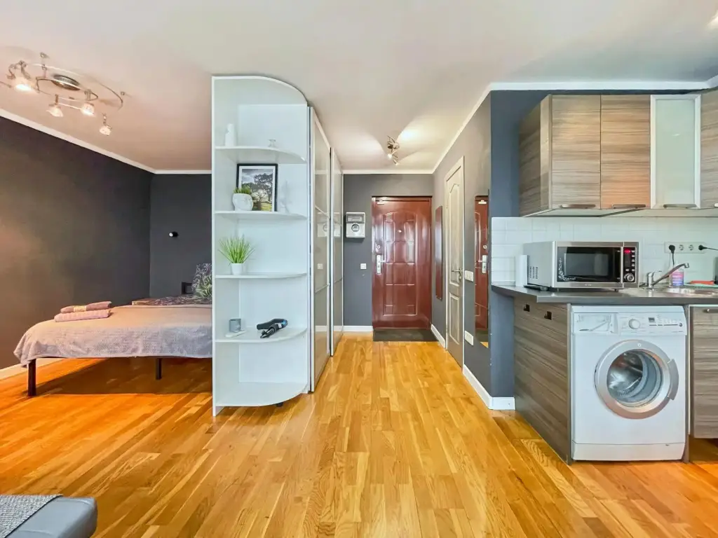Москва: Апартаменты Dark Apartments На Ленинградском 33A