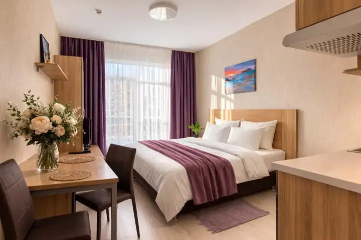 Санкт-Петербург: Апартаменты Студия Natalie Apartments Пулковское шоссе 14с6
