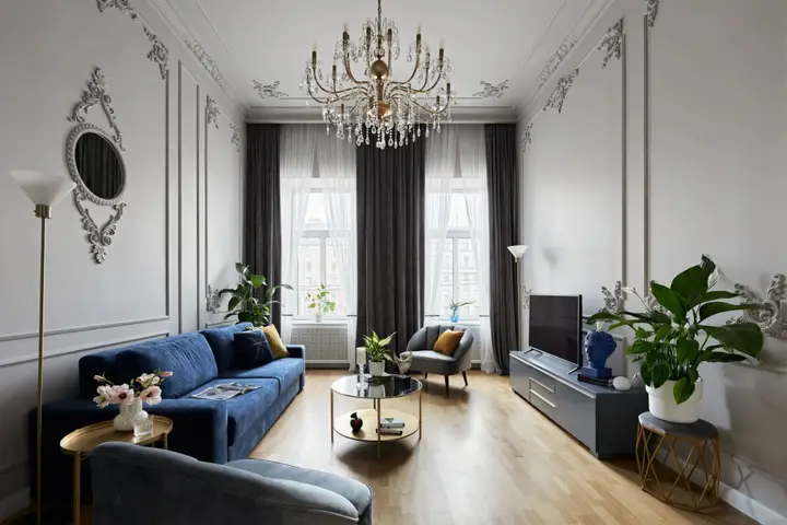 Санкт-Петербург: Апартаменты Minin Apartments с видом на Фонтанку 130 кв.м.