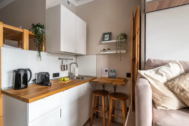 Москва: Апартаменты Comfort Life в 4 Минутах от Метро. Кофемашина, Smart TV и Тишина