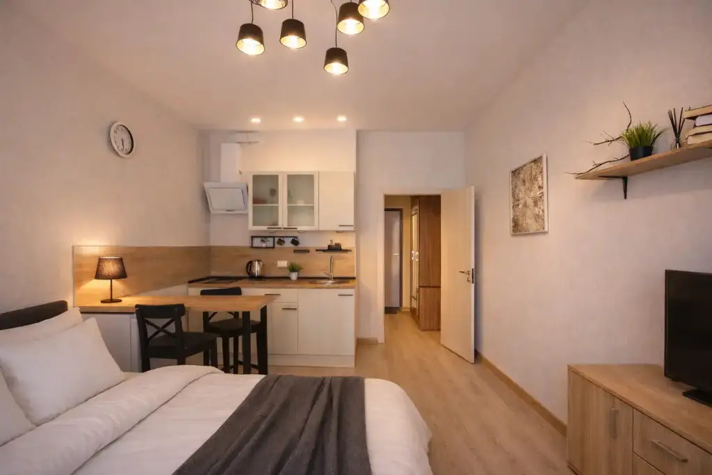Санкт-Петербург: Апартаменты Студия Natalie Apartments Пулковское шоссе 14с6