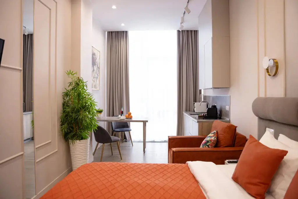 Сочи: Апартаменты Palma House на Улице Навагинская