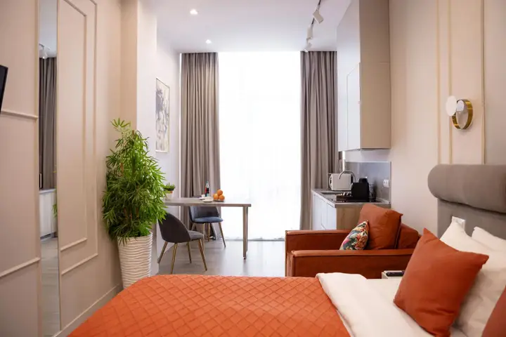 Сочи: Апартаменты Palma House на Улице Навагинская