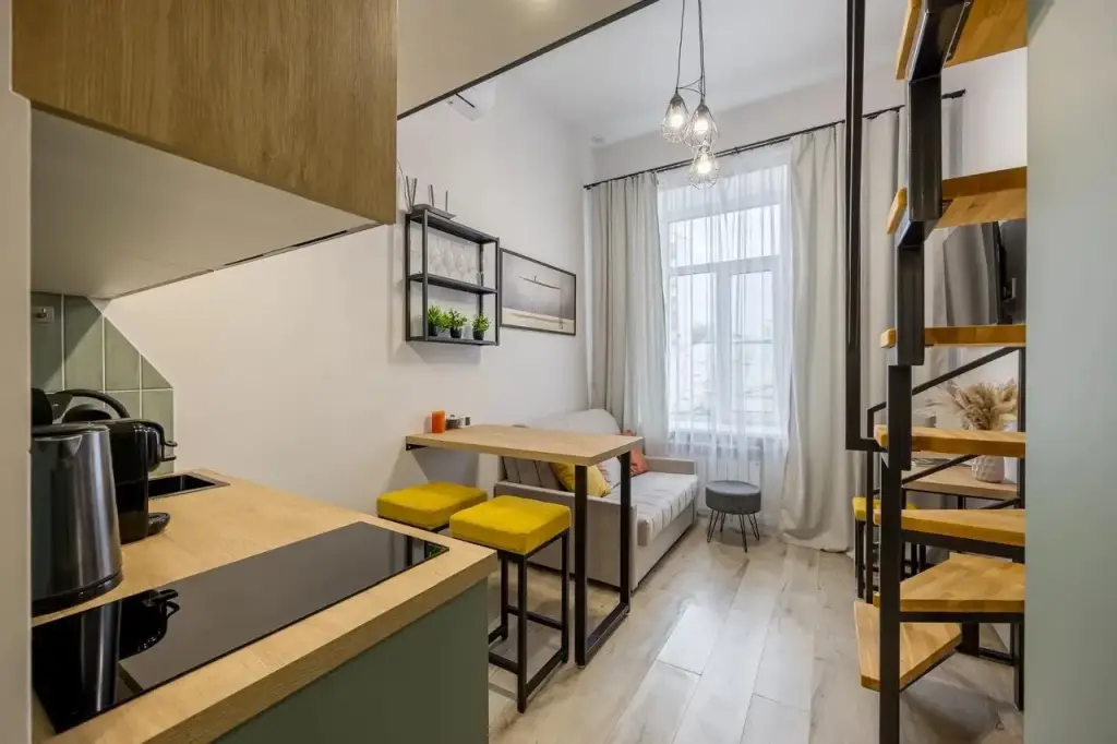 Москва: Апартаменты Студия 18 м² 2 Кровати