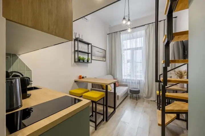Москва: Апартаменты Студия 18 м² 2 Кровати