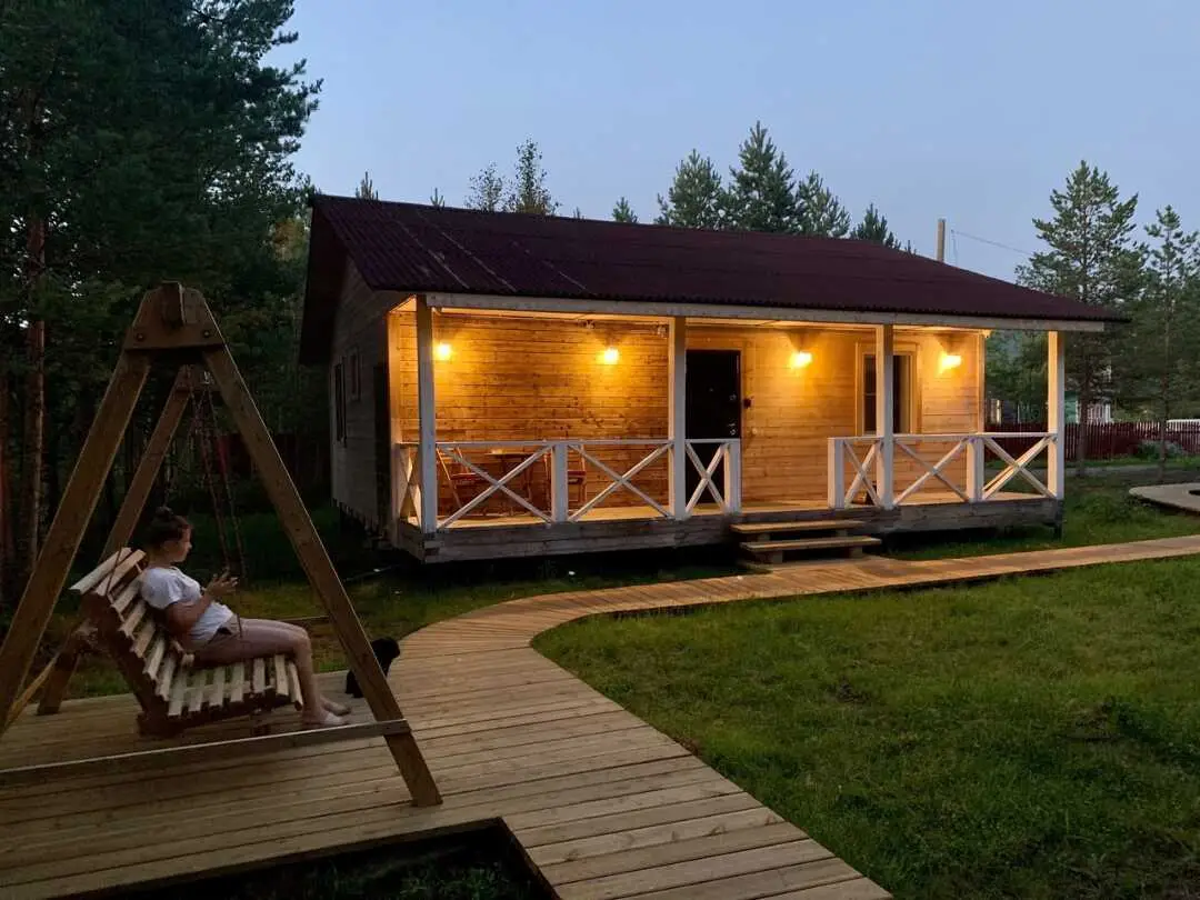 Домик с камином и панорамным видом на лес — фото 1