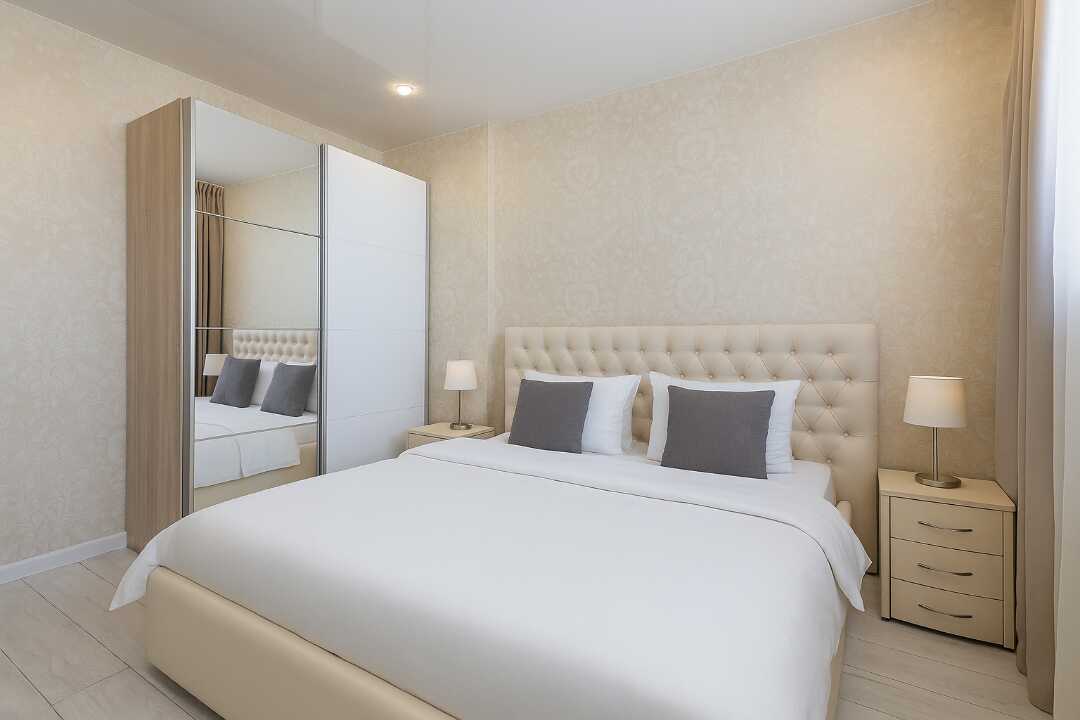 Казань: 1-к. квартира, 50 м², 2 кровати