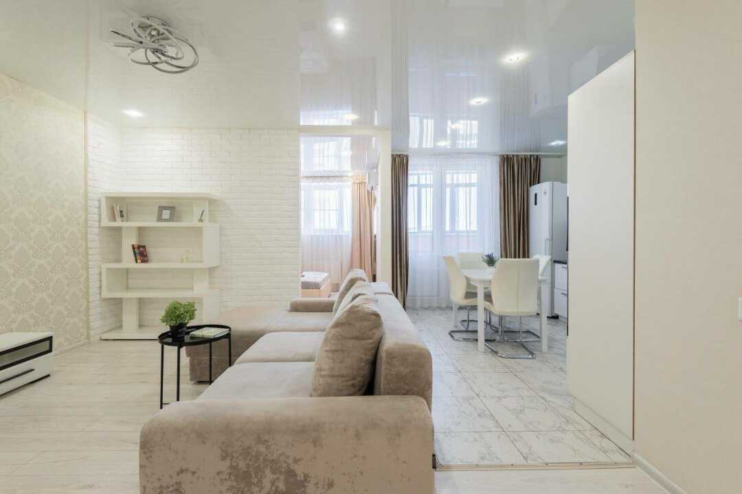 Казань: 1-к. квартира, 50 м², 2 кровати