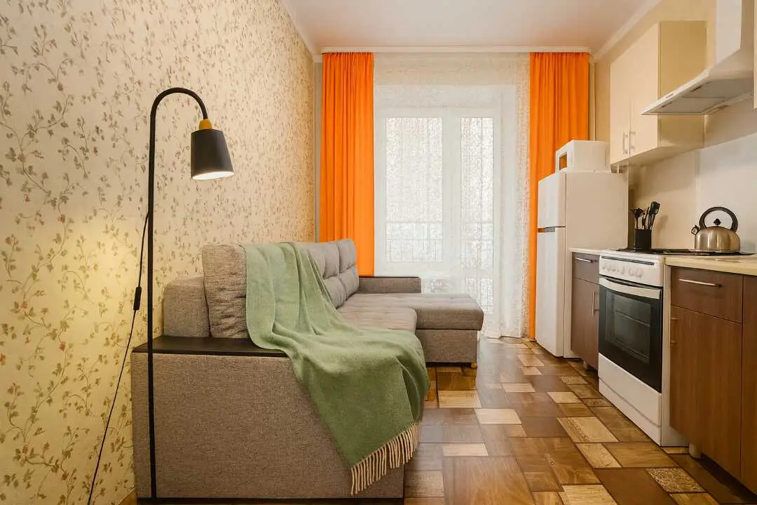 Казань: 1-к. квартира в Казани, 38 м², 2 кровати