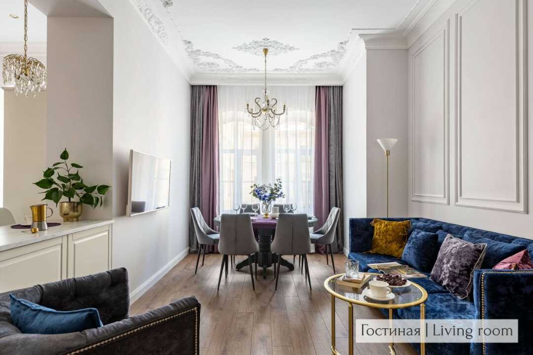Санкт-Петербург: Minin Apartments Винтажные 120м²