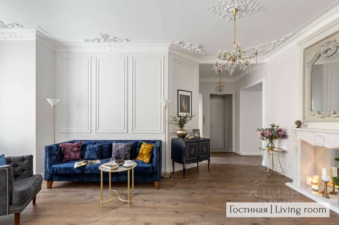 Санкт-Петербург: Minin Apartments Винтажные 120м²