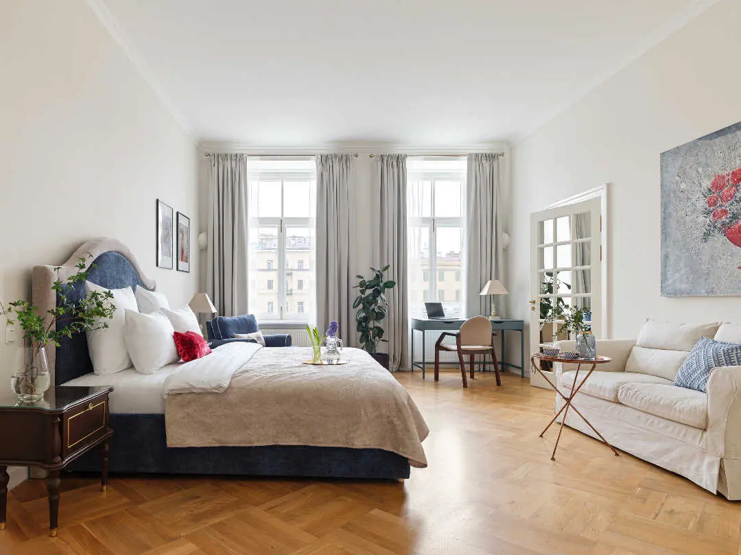 Санкт-Петербург: Minin Apartments с видом на Фонтанку 180м²