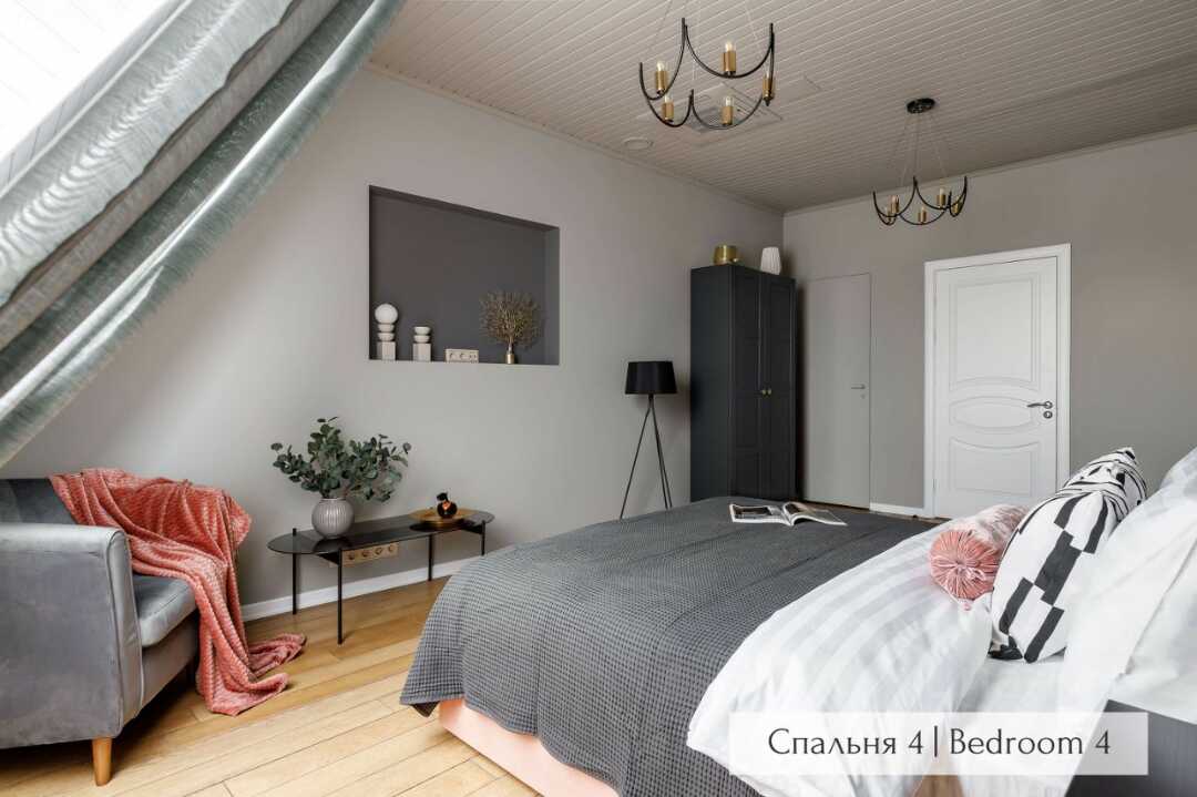 Санкт-Петербург: Minin Apartments Мансарда 170м²
