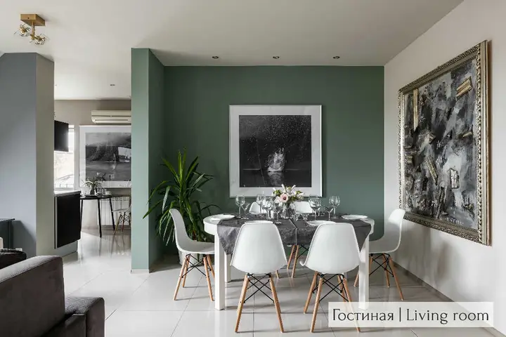 Санкт-Петербург: Minin Apartments Мансарда c балконом 170м²