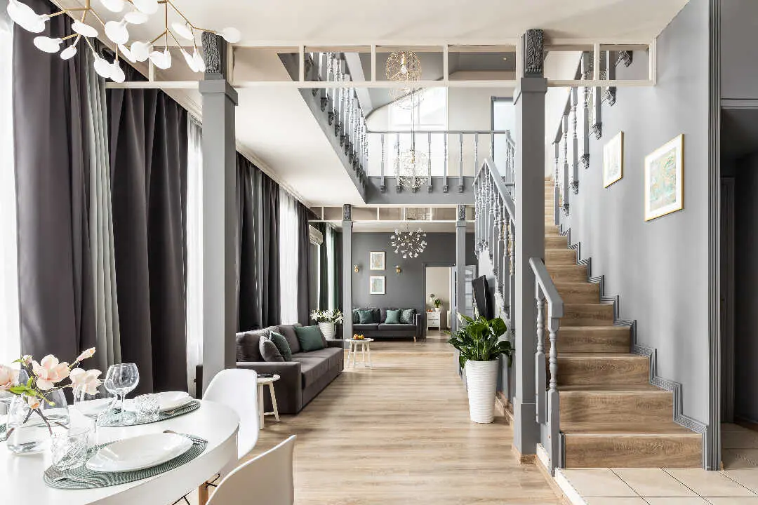 Санкт-Петербург: Minin Apartments Atrium Duplex 150м²
