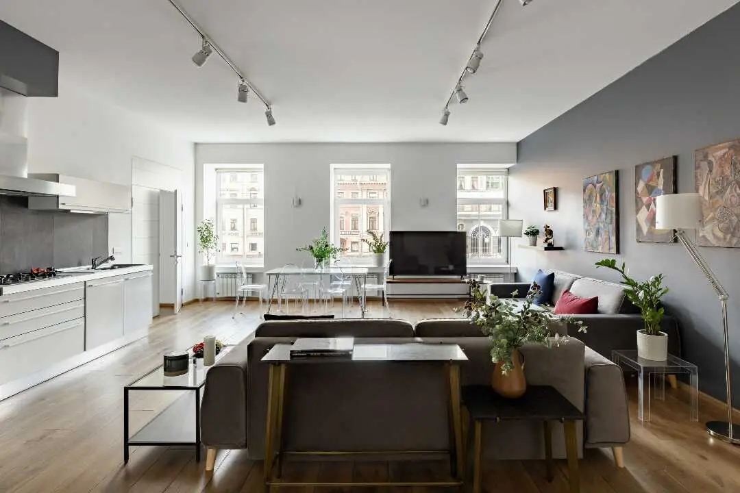 Санкт-Петербург: Minin Apartments с видом на Мойку 140м²